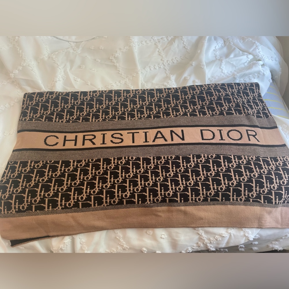 Christian Dior Scarf/ Throw Blanket